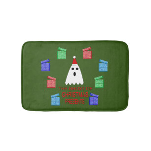 The Ghost of Christmas Presents Funny Bath Mat