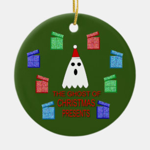 The Ghost of Christmas Presents Funny Ceramic Tree Decoration