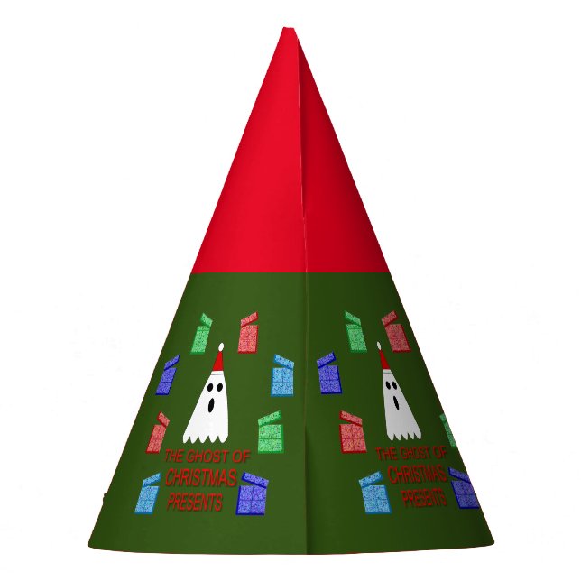 The Ghost of Christmas Presents Funny Party Hat (Back)