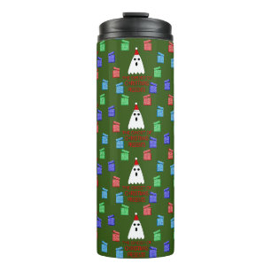 The Ghost of Christmas Presents Funny Thermal Tumbler
