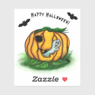 The Ghost of Halloween , Bat , Ghost and Spider