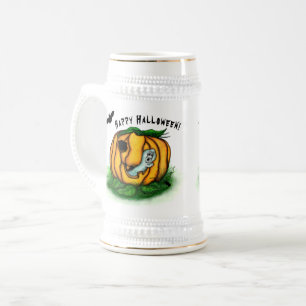 The Ghost of Halloween , Bat , Ghost and Spider Beer Stein