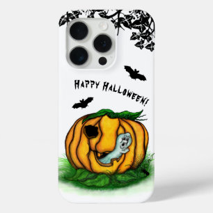 The Ghost of Halloween , Bat , Ghost and Spider iPhone 15 Pro Case