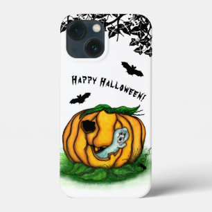 The Ghost of Halloween , Bat , Ghost and Spider iPhone 13 Mini Case