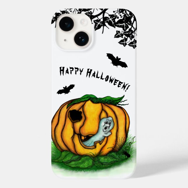 The Ghost of Halloween , Bat , Ghost and Spider Case-Mate iPhone Case (Back)