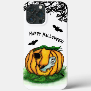 The Ghost of Halloween , Bat , Ghost and Spider iPhone 13 Pro Max Case