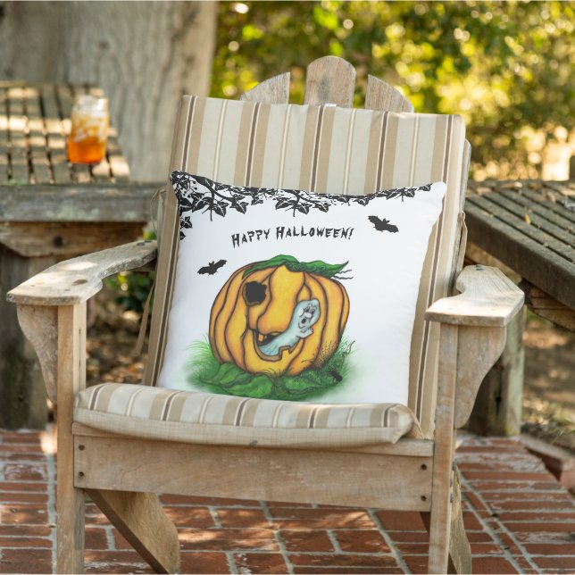 The Ghost of Halloween , Bat , Ghost and Spider Cushion (Chair)