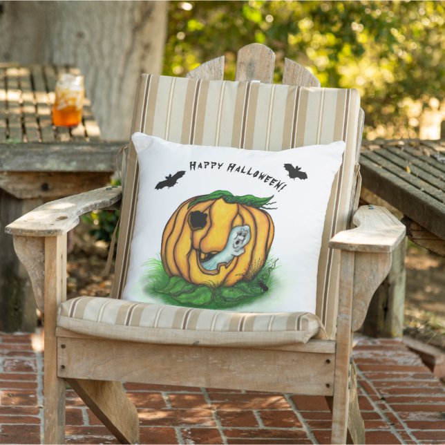 The Ghost of Halloween , Bat , Ghost and Spider Cushion (Chair)