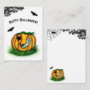 The Ghost of Halloween , Bat , Ghost and Spider Enclosure Card
