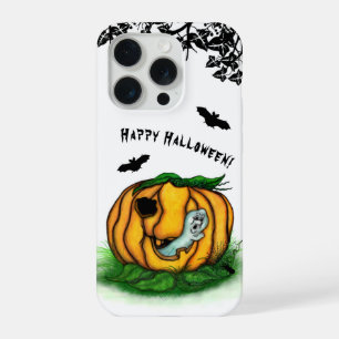 The Ghost of Halloween , Bat , Ghost and Spider iPhone 15 Pro Case