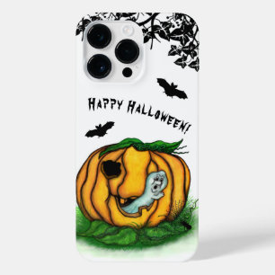 The Ghost of Halloween , Bat , Ghost and Spider iPhone 14 Pro Max Case