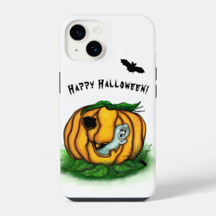 The Ghost of Halloween , Bat , Ghost and Spider iPhone 14 Case