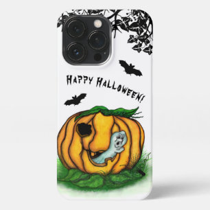 The Ghost of Halloween , Bat , Ghost and Spider iPhone 13 Pro Case