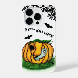 The Ghost of Halloween , Bat , Ghost and Spider iPhone 14 Pro Case