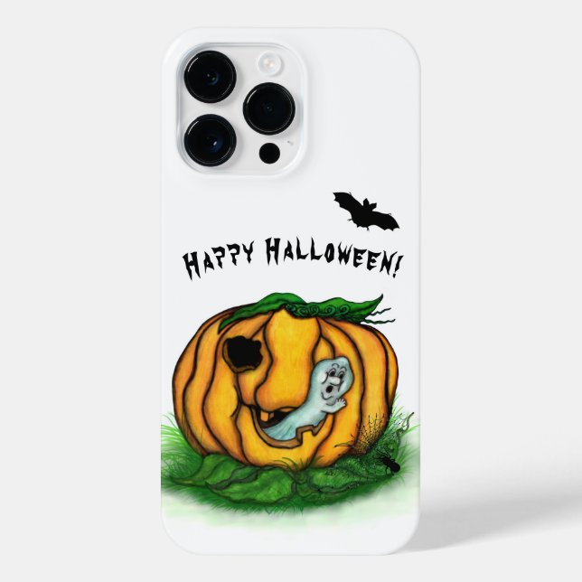 The Ghost of Halloween , Bat , Ghost and Spider iPhone Case (Back)