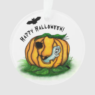 The Ghost of Halloween , Bat , Ghost and Spider Ornament