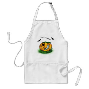 The Ghost of Halloween , Bat , Ghost and Spider Standard Apron
