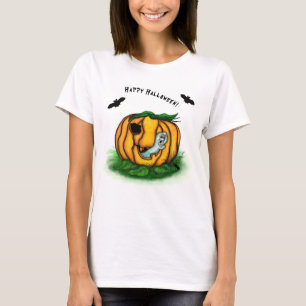 The Ghost of Halloween , Bat , Ghost and Spider T-Shirt