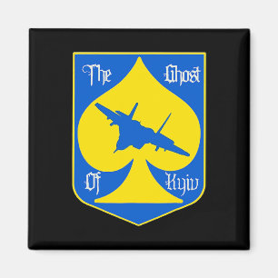 The Ghost Of Kyiv Kiev Ukraine Ace Fighter Pilot Magnet