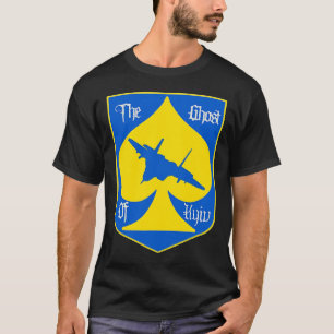 The Ghost Of Kyiv Kiev Ukraine Ace Fighter Pilot  T-Shirt