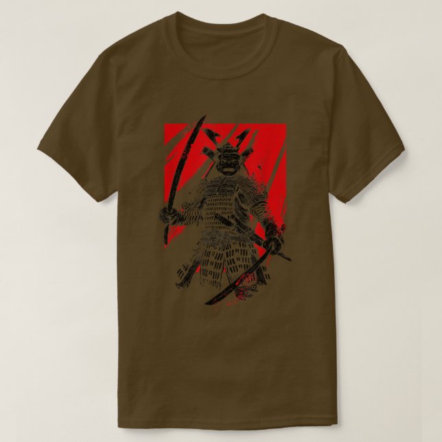 The Ghost Samurai Warrior Anime Manga Bushido  (4) T-Shirt (Design Front)