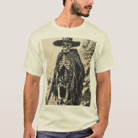 The Ghostly Gunslinger: A Skeleton Outlaw and His 