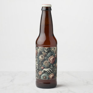 The Ghoul’s Gambit – Gothic Victorian Beer Bottle Label