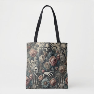 The Ghoul’s Gambit – Gothic Victorian Tote Bag