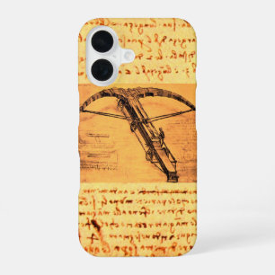 THE GIANT CROSSBOW Leonardo da Vinci Drawing iPhone 16 Case