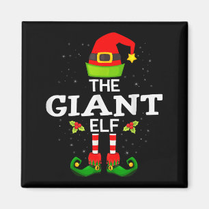 The Giant Elf Christmas Family Matching Pajama  Magnet