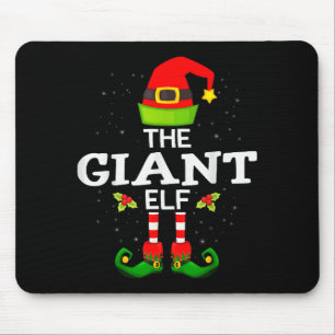 The Giant Elf Christmas Family Matching Pajama  Mouse Pad