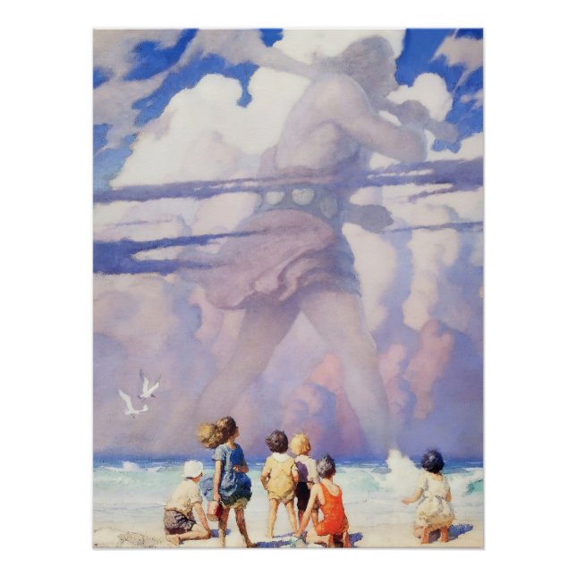 “The Giant” Fairy Art by NC Wyeth Poster (Front)
