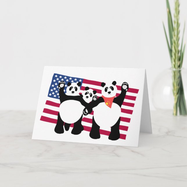 The Giant Pandas Note Card (Front)