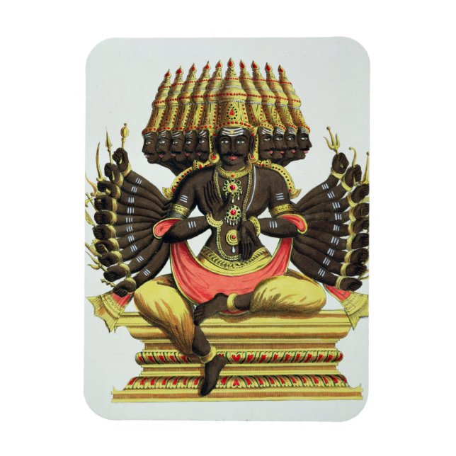 The Giant Ravana (colour litho) Magnet (Vertical)