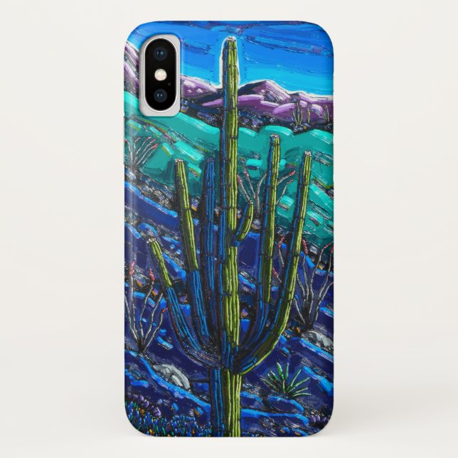 The Giant Saguaro iPhone 10 Case (Back)
