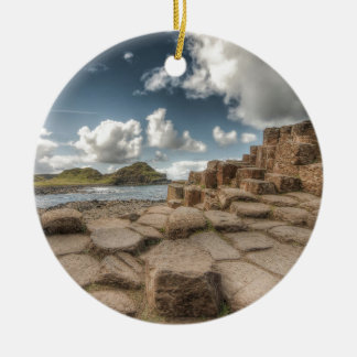 The Giant's Causeway, Northern Ireland Ceramic Tree Decoration