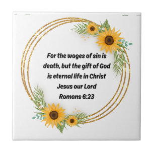 The Gift of Grace Romans 6:23 Tile