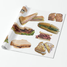 The Gift of Sandwiches Wrapping Paper