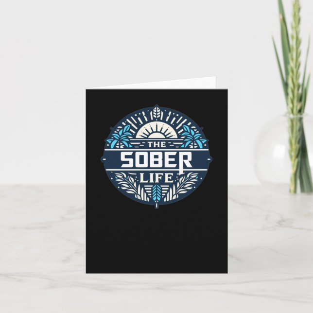 The Gift Of Sobriety  Card (Front)