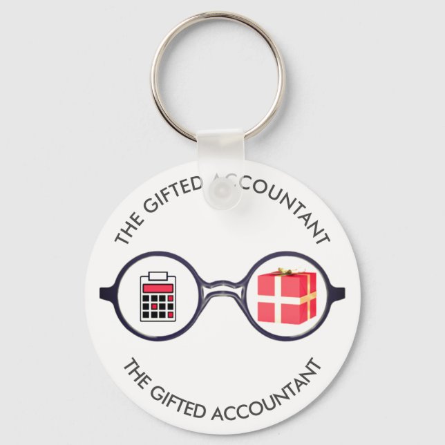 "The Gifted Accountant's Logo" Key Ring (Front)
