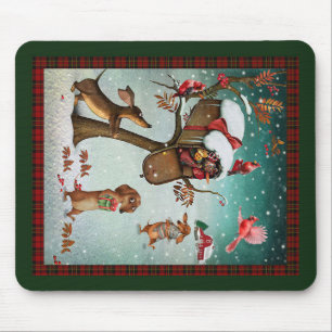The Gifts For Dachshund Dogs For Merry Christmas Mouse Pad
