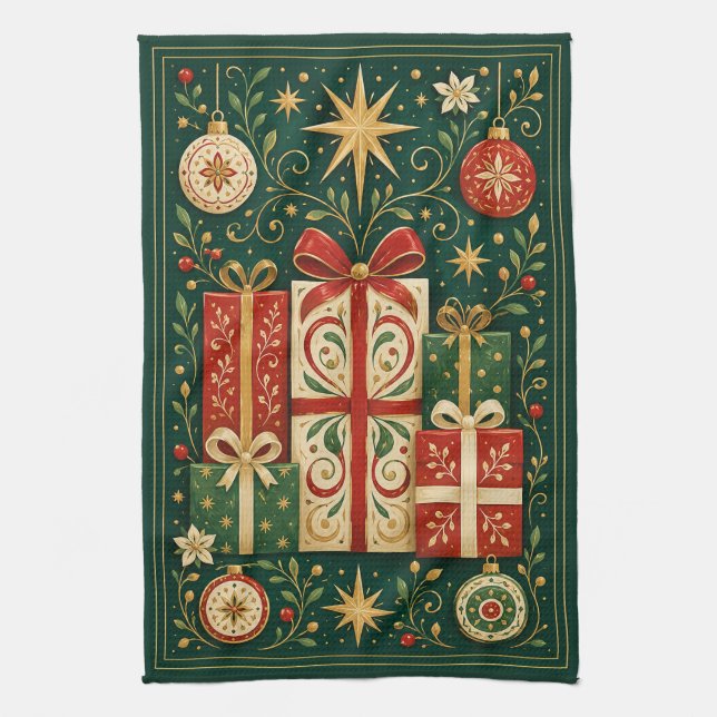 The Gilded Gift Gallery Tea Towel (Vertical)
