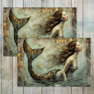 THE GILDED MERMAID DECOUPAGE TISSUE PAPER