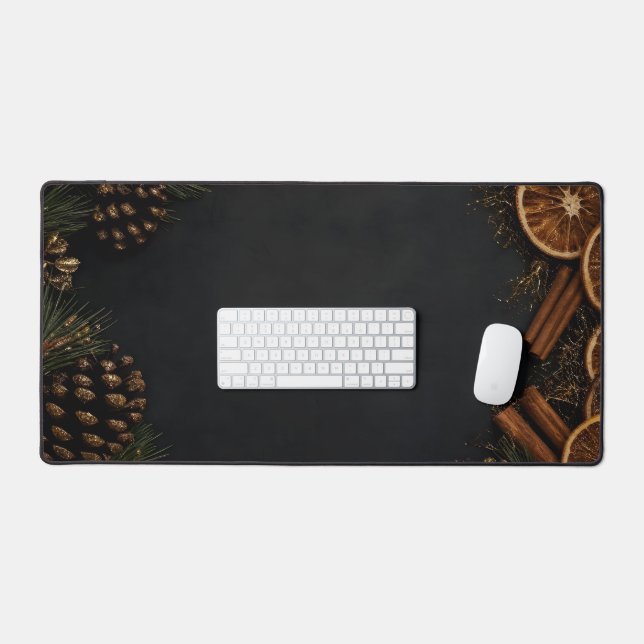 The Gilded Pinecone Edition Desk Mat (Keyboard & Mouse)