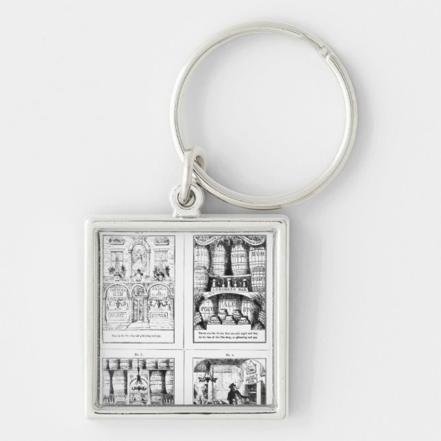 The Gin Shop Key Ring (Front)