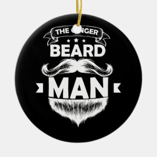 The Ginger Beard Man T-shirt Ceramic Tree Decoration