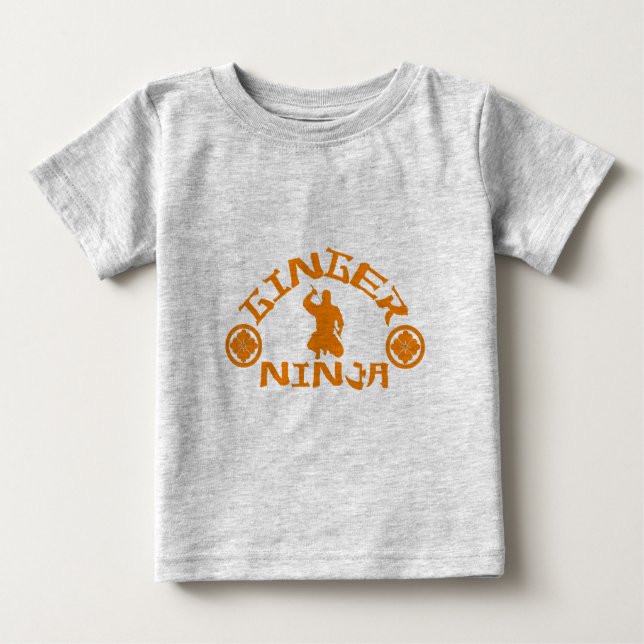 The Ginger Ninja Baby T-Shirt (Front)
