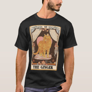 The Ginger Tarot Card Ginger Tabby Cat Ginger Cat  T-Shirt