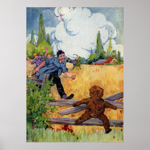 The Gingerbread Boy Escapes Poster