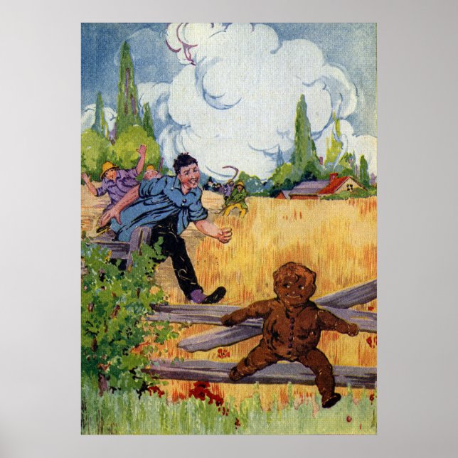 The Gingerbread Boy Escapes Poster (Front)